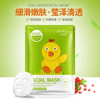 Chick BIOAQUA уход за кожей животных вода маска для лица увлажняющее масло контроль Отбеливание сокращение пор Маска для красоты лица Уход за лицом Tony moly - Цвет: Chick