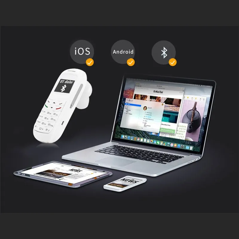 Bluetooth гарнитура GT BM70 с поддержкой Sim карты|mobile phone|mini mobile phonemini |