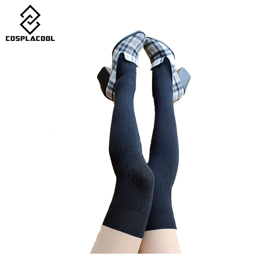 [COSPLACOOL] Новые Модные женские колготки сексуальные теплые до бедра выше колена |