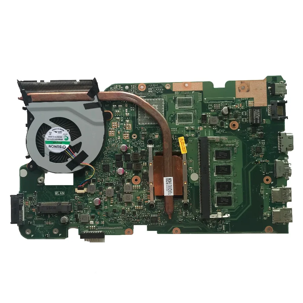 SZWXZY для ASUS X555UA X555UJ материнская плата ноутбука с I7 6500U 4 Гб ОЗУ DDR3 60NB0AF0 MB1000 REV: 2 0 100%