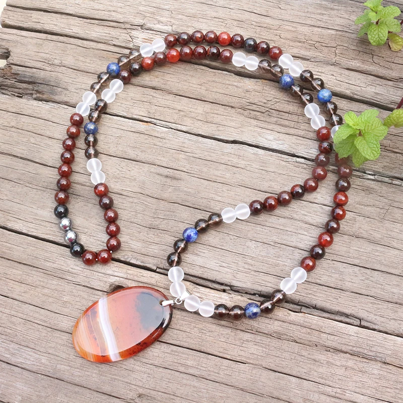 Бусины из натурального камня 8 мм дымчатый кварц лазурит мечта о красном ониксе