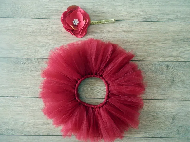 Новинка Юбка-пачка принцессы с цветочным принтом Повязка на голову для