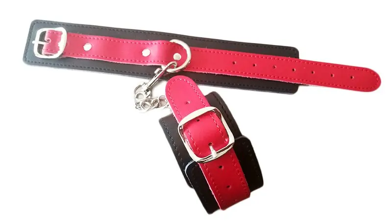 Тьерри 3 шт./компл. кожа Сексуальные игрушки ограничитель связывания воротник