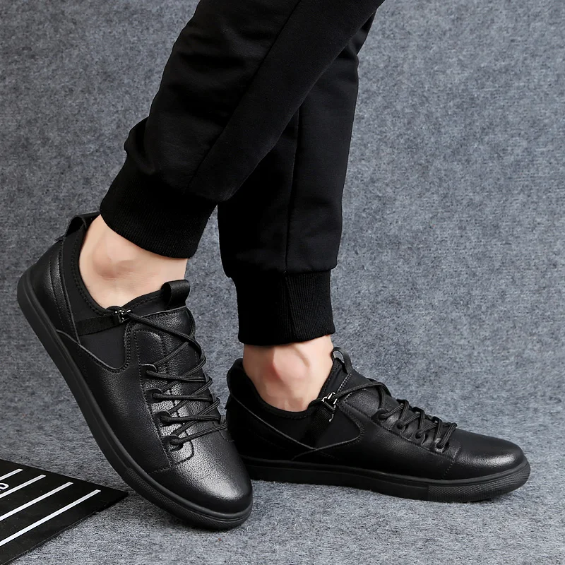 Мужские Винтажные лоферы повседневная весенняя обувь из натуральной кожи ручной