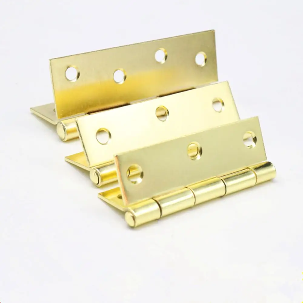 4PCS Ordinary шарнирная петля для утюга блестящая медная Daquan 3 дюйма 4 дверная дверь