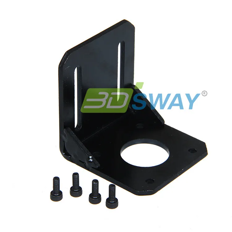 3DSWAY 3D-принтеры аксессуары Нема 17(Национальная ассоциация владельцев электротехнических предприятий) Монтажный кронштейн L 42 кронштейн шагового двигателя Сталь мотор подставка для крепления с помощью винтов