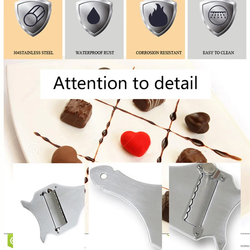 Кухонный нож для трюфеля нержавеющая сталь шоколадный трюфель бритва терка