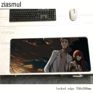 Игровой коврик для мыши steins gate, 700x300x2 мм