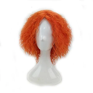HAIRJOY Mad Hatter Косплей кудрявый парик синтетические волосы для женщин средней длины оранжевый парики Высокая температура волокна - Цвет: orange