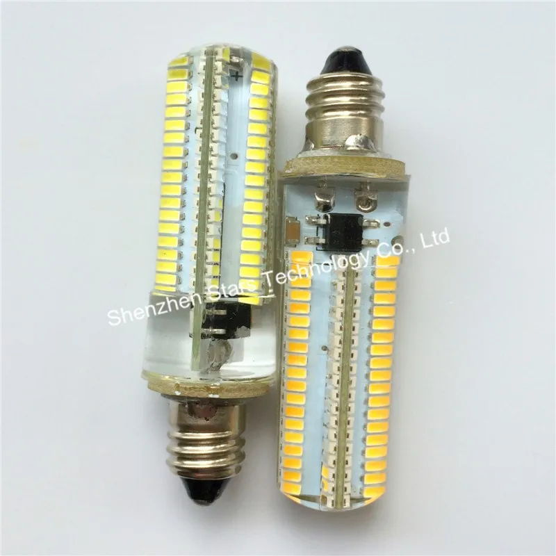 G4 G8 G9 E11 E12 SMD3014 152led 12 Вт AC110V AC220V светодиодные лампочки хрустальные люстры матовый кукурузной формы огни 10 шт./лот