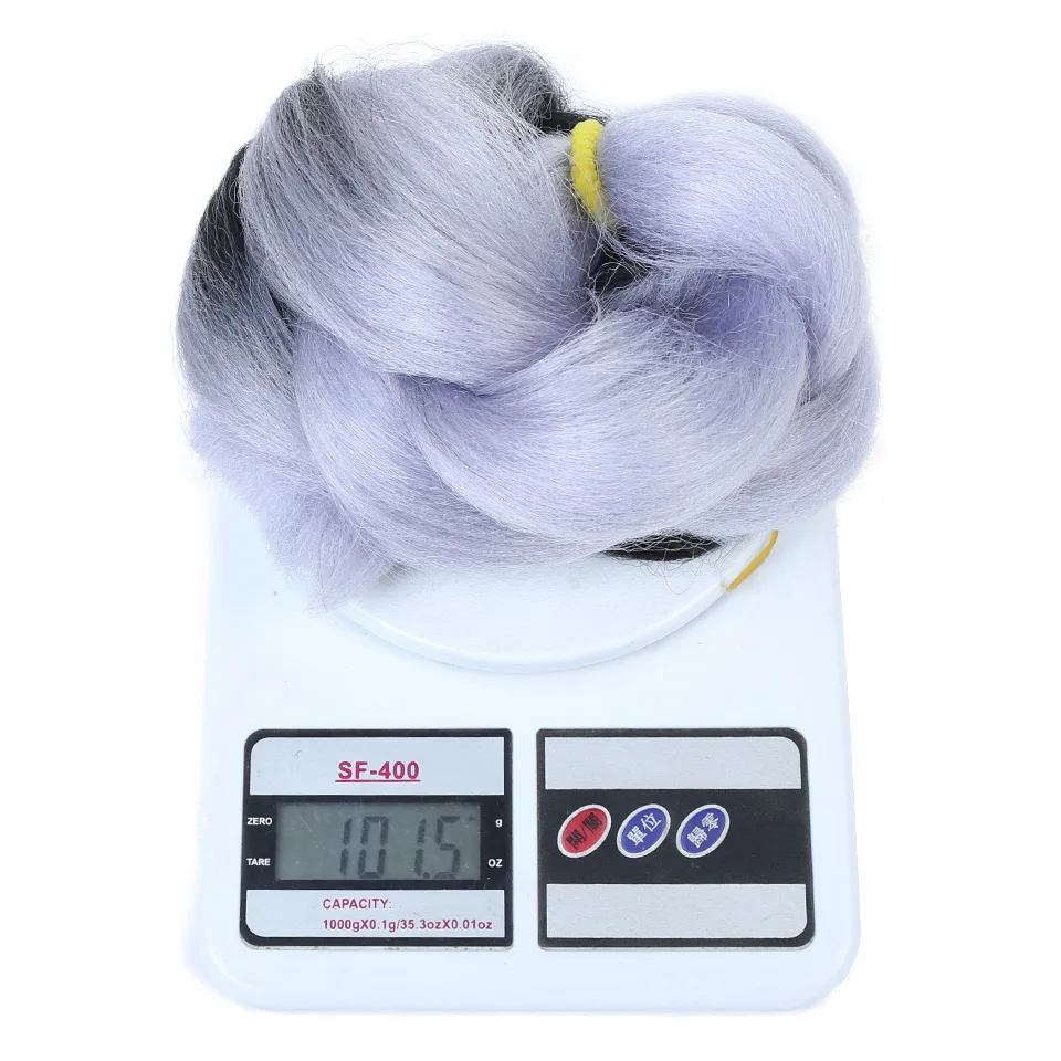 MEIFAN, 100 г, 24 дюйма, Омбре, огромные косички, накладные волосы, для плетения, цветные пряди, вязанные крючком, аксессуары для волос