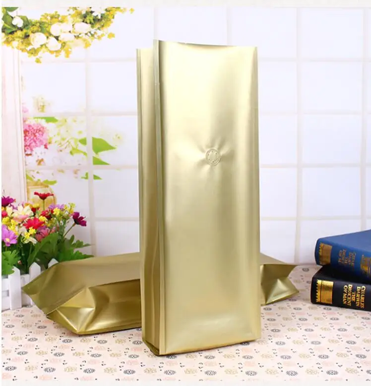 50 шт 2 фунта кофе в зернах упаковочная сумка из чистой алюминиевой фольги