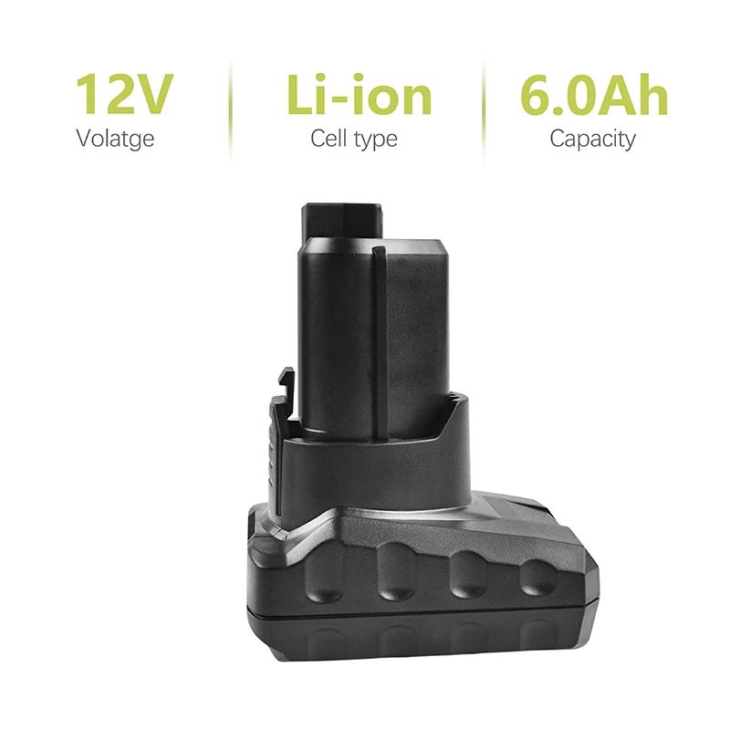 Bonacell 2 шт 6000mAh литий ионный аккумулятор для Ridgid R82059 AC82059 AC82049 130220001|Перезаряжаемые