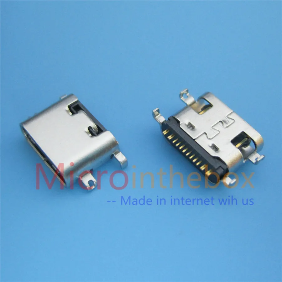 

Коннектор USB Type-C с горизонтальным и средним креплением, 16P, гнездовой, USB 3,1, 0,8 мм, сквозная плата