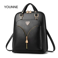 younne luxury leather backpack women backpacks school bags for teenage girls mochila feminina bags for women bolsos