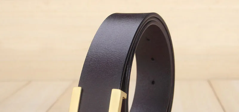 CUKUP Brand Luxury Top Quality Cowskin Cowhide Leather Belt for Men Male Stainless Steel Slide Buckle Men's Belts LUCK771