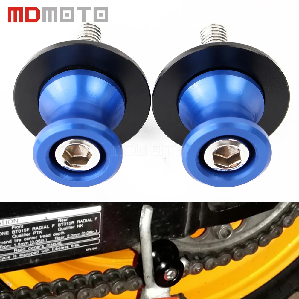 Слайдер с ЧПУ для мотоцикла 6 мм винты Yamaha YZF R1 R6 MT09 FZ6 FZ8 FZ1 XJR 1300 tmax 530|slider spools|swingarm