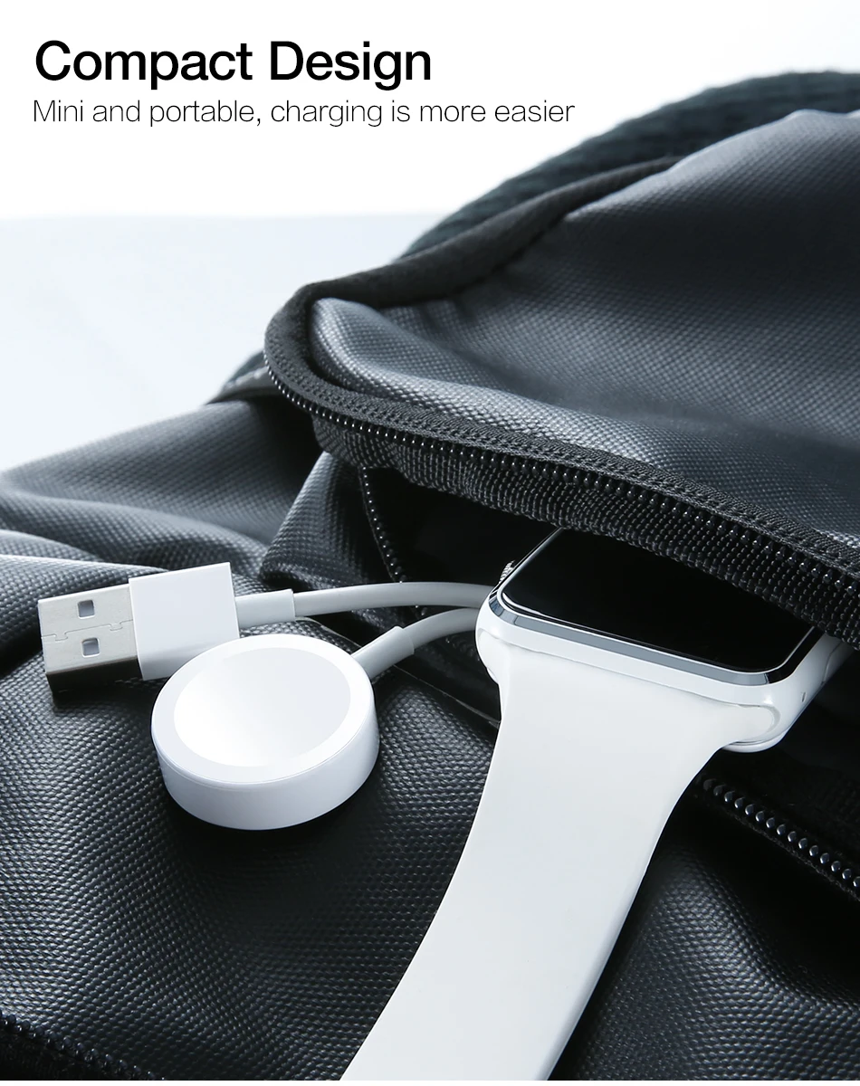 RAXFLY быстро Беспроводной Зарядное устройство для Apple Watch 2 3 USB Магнитные часы зарядный кабель для Apple Watch 1 м 38/42 мм Беспроводной Зарядное устройство