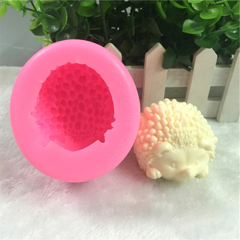 Формы для мыла Hedgehog силиконовая форма ручной работы формы ароматических восковых свечей в виде