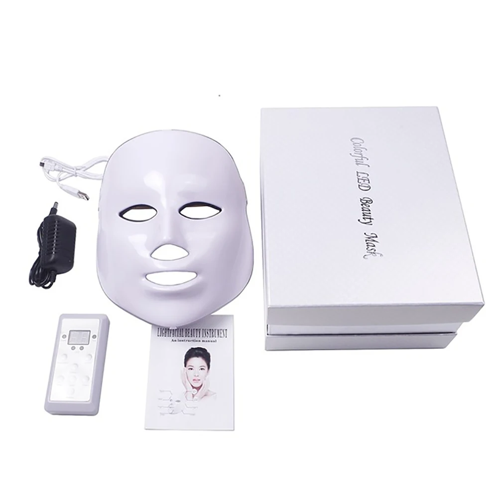 

Photon 7 Colors Led Facial Mask Therapy Wrinkle Removal Beauty Machine Skin Care Equipment