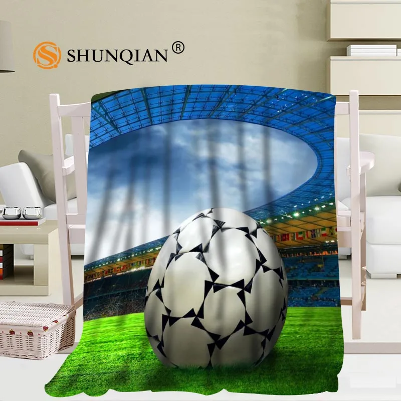 Online Di Vendita Calda Su Ordinazione Di Calcio Pallone Da Calcio Coperta Manta Falafel Divano Coperta/Letto/Biancheria Da Letto Da Viaggio Aereo 56x80 Pollici 50X60inch 40X50inch