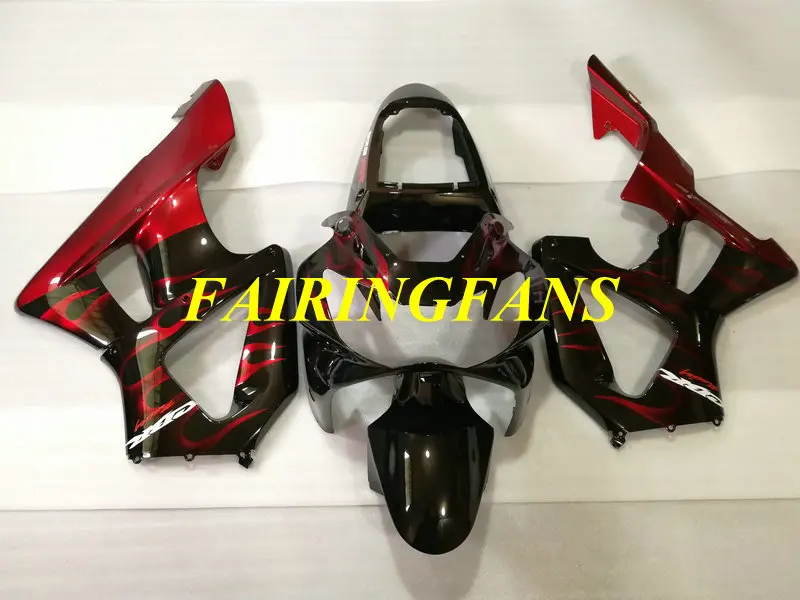 Комплект обтекателей для мотоцикла HONDA CBR900RR 929 00 01 CBR 900 RR 900RR CBR900 2000 2001 красный