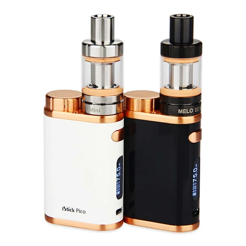 Оригинальный стартовый набор Eleaf iStick Pico 2 мл MELO 3 Mini Tank 75 Вт бокс-мод EC 0.3 Ом/0 5 Ом
