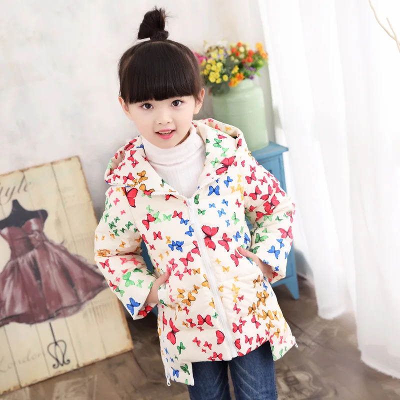Новинка Лидер продаж высокое качество коллекция 2017 года Детский пуховик Длинные