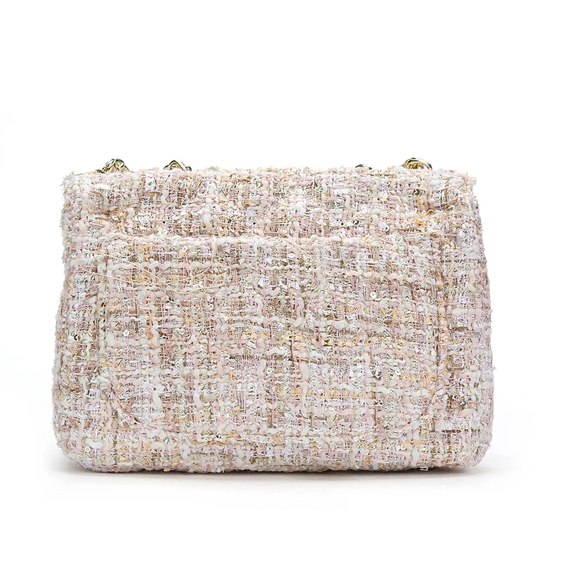 Jollque Женская Роскошная сумка зимние сумки через плечо для женщин клетчатая