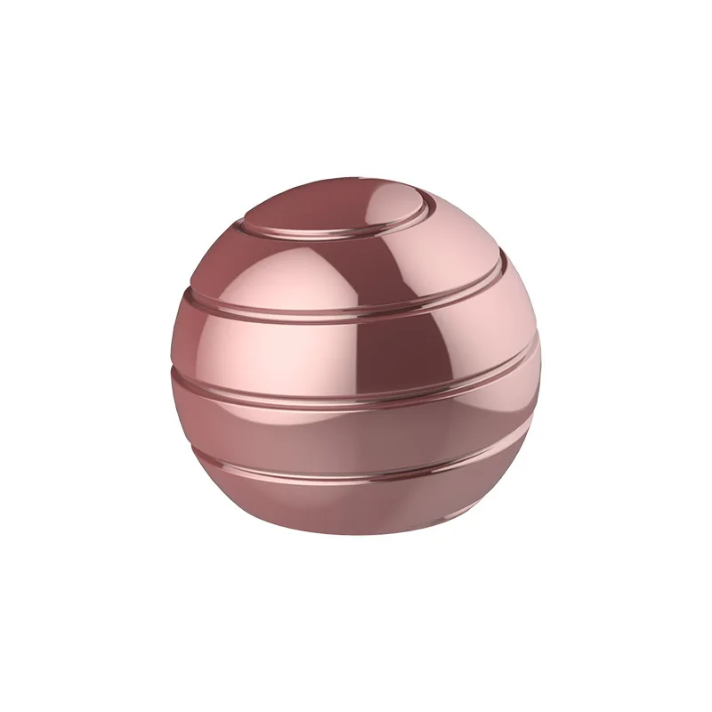 Rose Golden 55MM Ручной Спиннер авиационный алюминиевый материал гироскоп демонтаж вращение передача гироскоп стол фиджет Спиннер мяч декомпрессионные игрушки - Цвет: Rose Golden 55MM