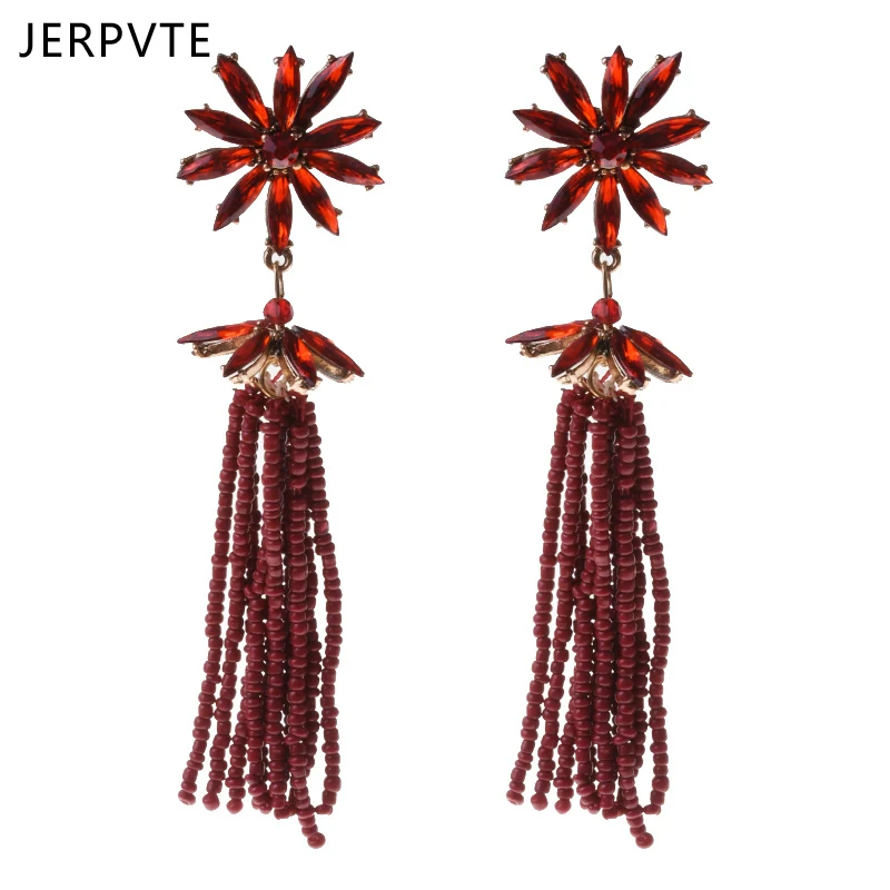 JERPVTE 2018 горячая Распродажа ZA геометрические Эффектные серьги подвески ручной