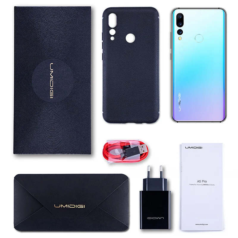 UMIDIGI A5 PRO 4G Phablet 6 3 дюймов Android 9 Helio P23 ARM Mali 4 Гб RAM 32 ГБ ROM 16 0 Мп + 8 МП 5 задняя камера