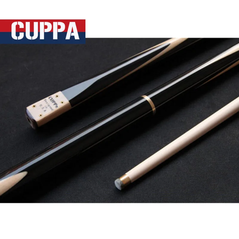 Ручная работа Cuppa 3/4 снукер Cues палочки 9 8 мм советы с расширением Эбеновое дерево