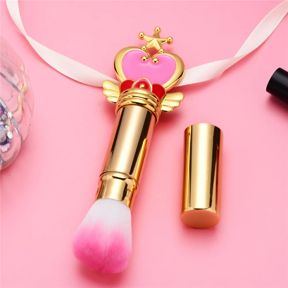 Карта Captor Sakura Cheek is red brush Pretty Guardian Sailor Moon телескопическая Кисть для макияжа