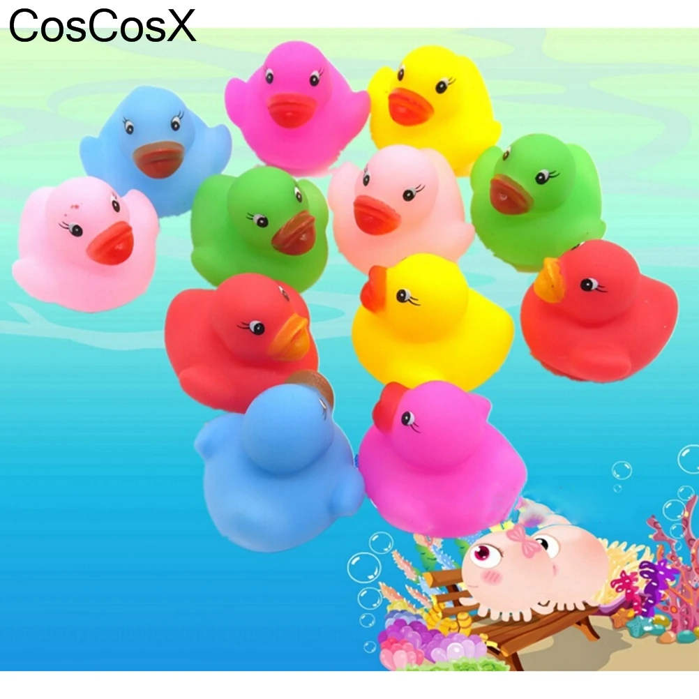 Забавные игрушки для девочек и мальчиков подарки 12 шт. Цветной Резиновый