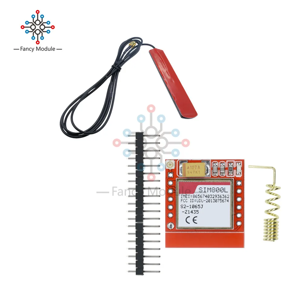 SIM800L GPRS GSM модуль Micro SIM карта ядро четырехдиапазонный TTL Серийный порт антенна PCB