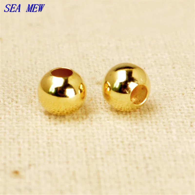 100 шт. круглые металлические украшения 2 мм 3 5 4 6 8 10 12 14 мм|round beads|beads for jewelry makingsilver