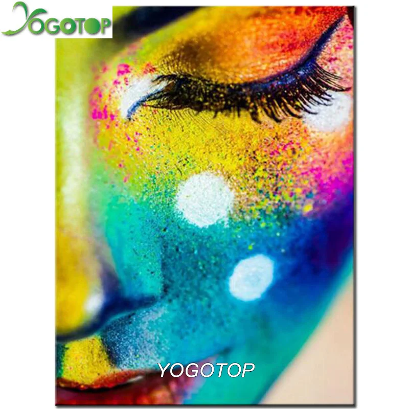 Полноразмерная Алмазная вышивка YOGOTOP Набор для вышивки крестиком сделай сам