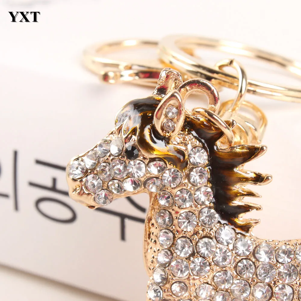 Брелок для волос с конским хвостом новинка милые хрустальные стразы подвеска