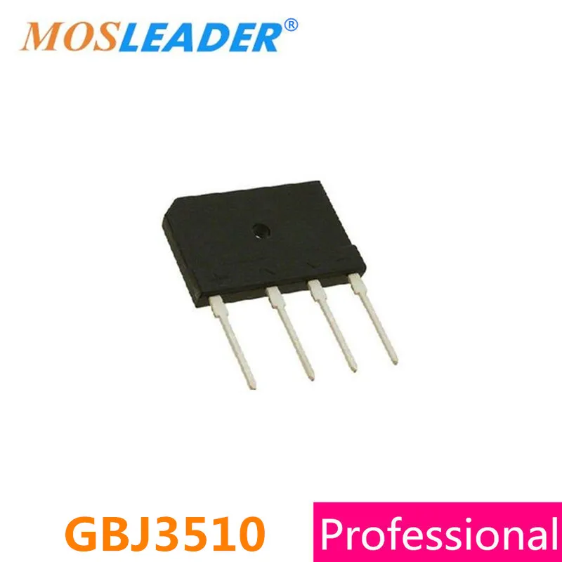 Mosleader DIP4 GBJ3510 GBJ 100 шт. 3510 35A 1KV 1000V Высокое качество|rectifier|rectifier bridge |