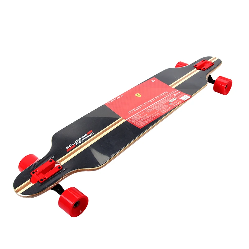 Ferrari long board one metter двойной рокер скейтборд для взрослых четырехколесный