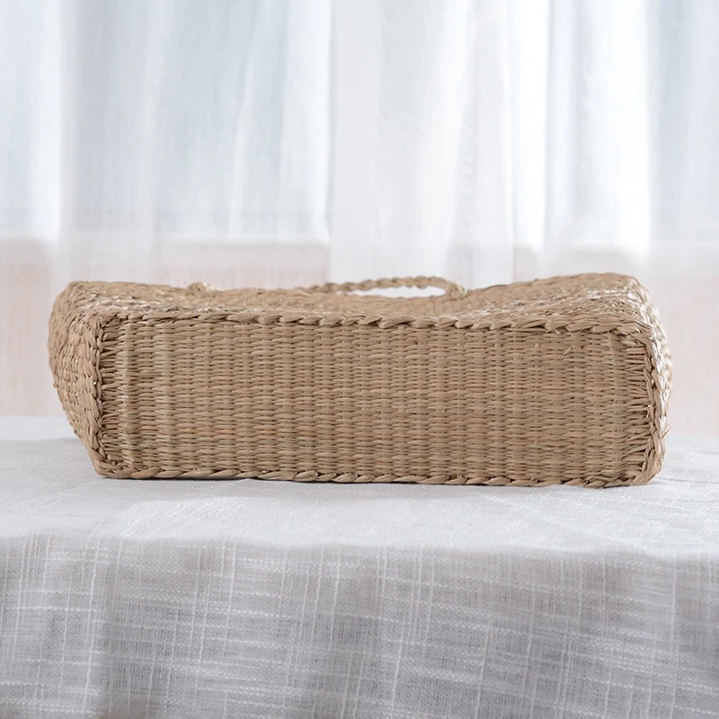 Вьетнам Новая женская Соломенная Сумка-тоут модная вместительная плетеная