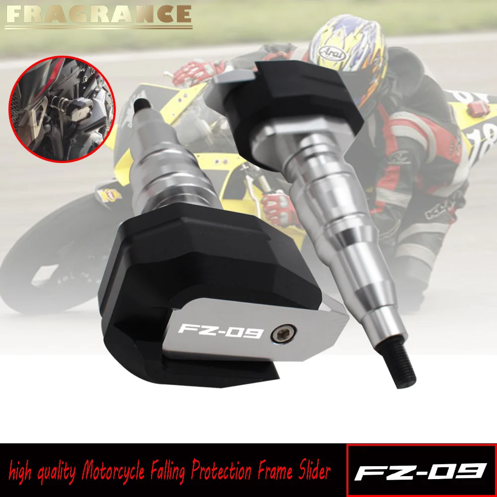 

For YAMAHA FZ-09 FZ09 FZ 09 2014 2015 2016 slider moto Falling Protection Frame Slider Fairing Guard Anti Crash Pad Protector
