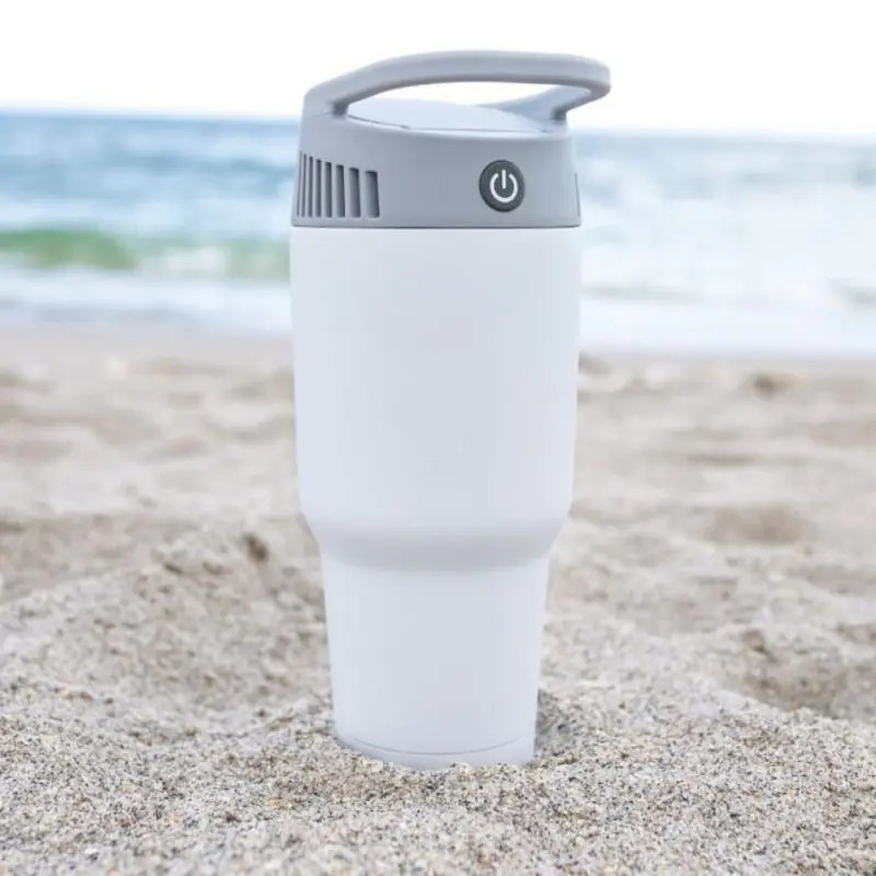 

Power saving dual-use cooling and heating fan mini portable hot and cold fan