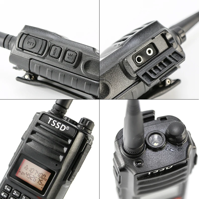 TS-Q9338 Макс 12 Вт Двухдиапазонная VHF UHF Высокая выходная мощность портативная рация