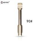 Пульт дистанционного управления KEYYOU F021, металлический, неразрезанный, KD,  90