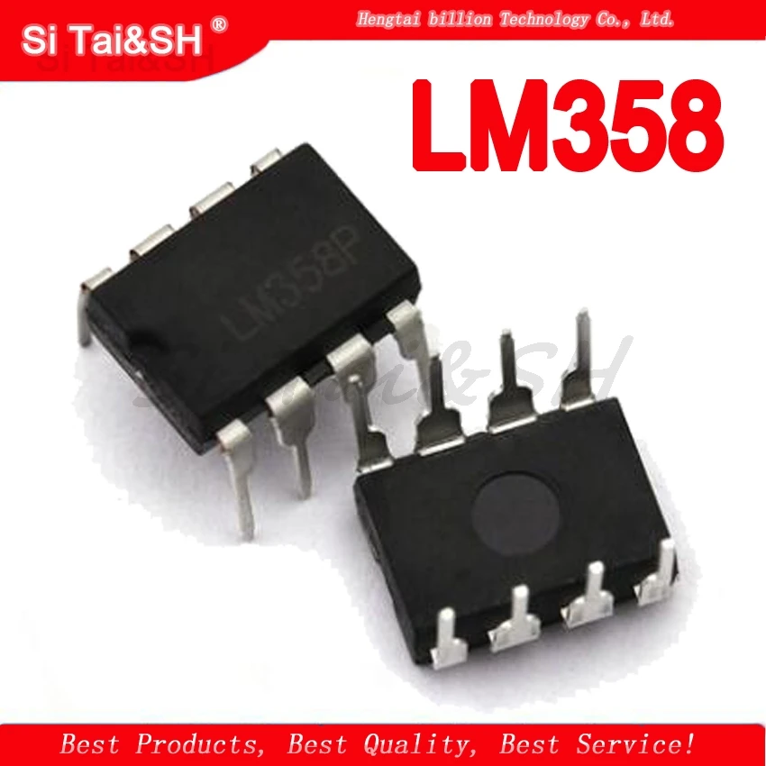 10 шт. операционные усилители LM358 LM358P DIP 8 Op Amps Dual Amp новинка оригинал|Интегральные