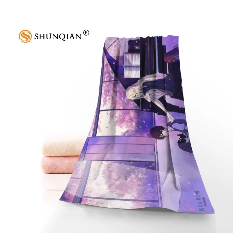 

Your Lie in April Towels Microfiber Bath Towels Travel,Beach,Face Towel Custom Creative Towel Size 35X75cm And 70X140cm A7.24