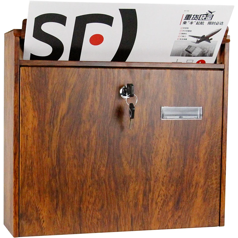 Почтовый ящик ручной работы роскошный непромокаемый в стиле ретро с замком для