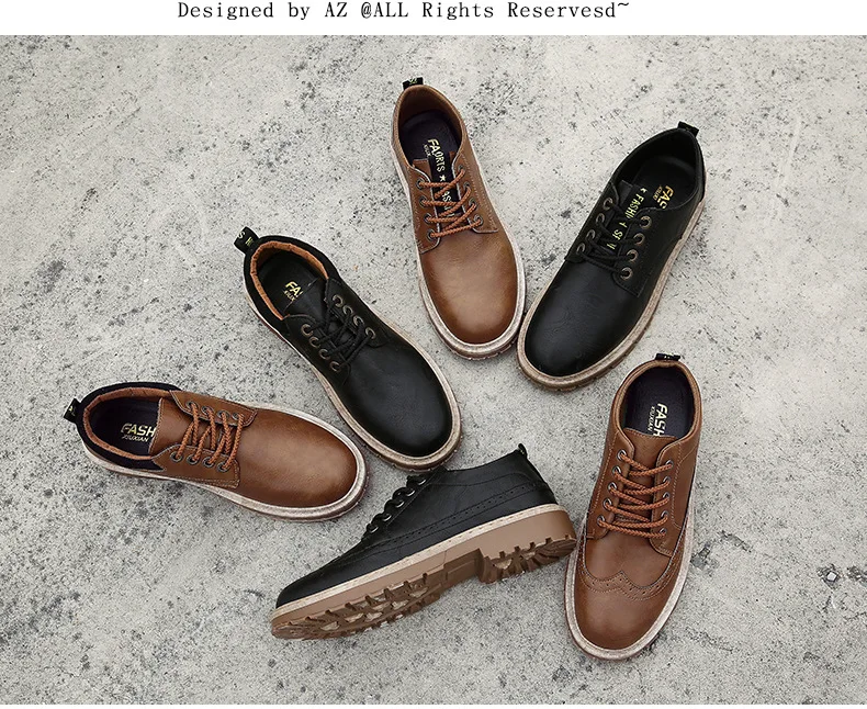 Мужские ботинки размера плюс 39-45, Новые повседневные кожаные ботинки Martens мужские военные ботинки Рабочая защитная обувь